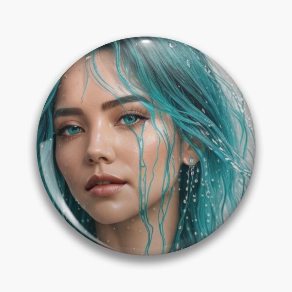 Item preview, Turquoise Water Girl - Cool Art designed and sold by joejiing.