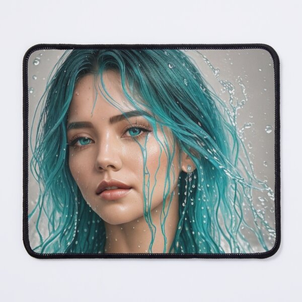 Item preview, Turquoise Water Girl - Cool Art designed and sold by joejiing.