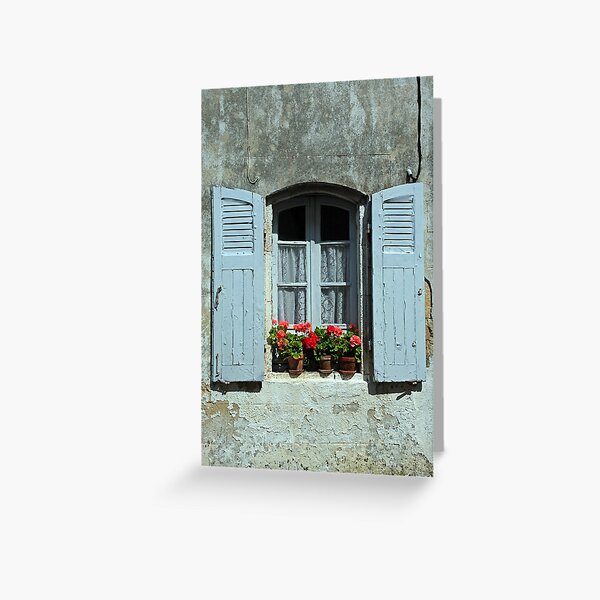 www.lizgarnett.com - Baden Shutters Greeting Card