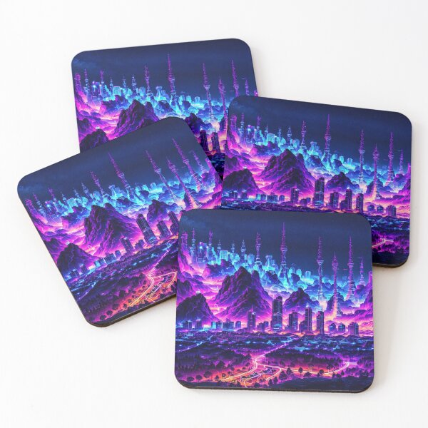 Item preview, Neon Light Modern City! designed and sold by seunghus.
