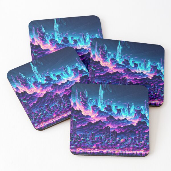Item preview, Neon Light Modern City! designed and sold by seunghus.