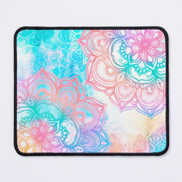 Item preview, Dreamy Pastel Rainbow Mandalas designed and sold by micklyn.