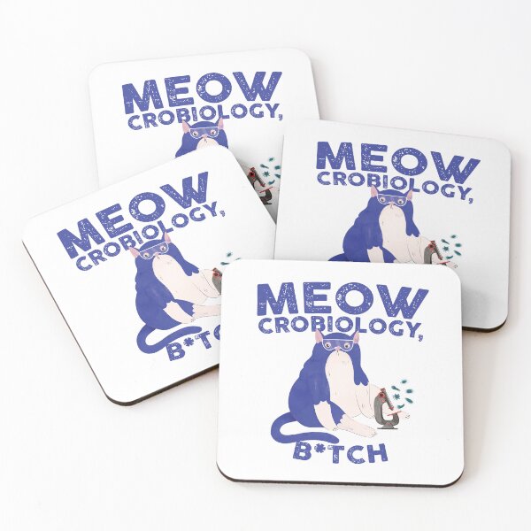 Item preview, Meowcrobiology, Bitch designed and sold by chillaxcats.