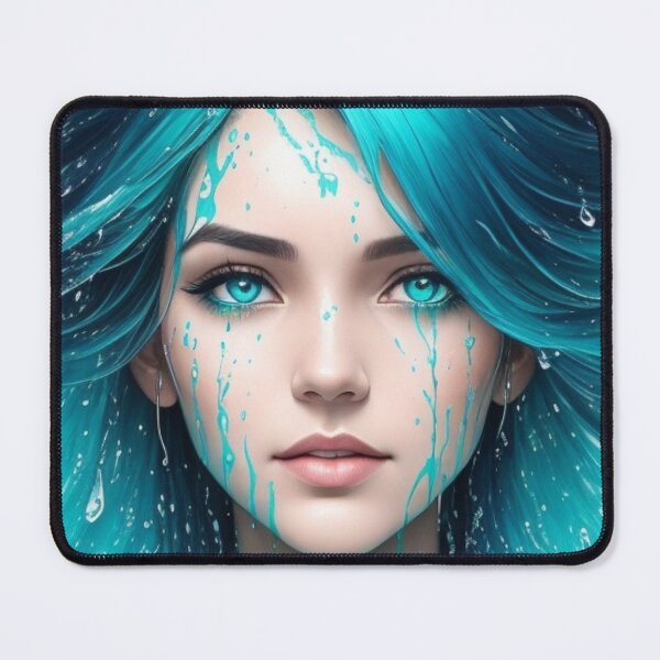 Item preview, Turquoise Water Girl - Cool Art designed and sold by joejiing.