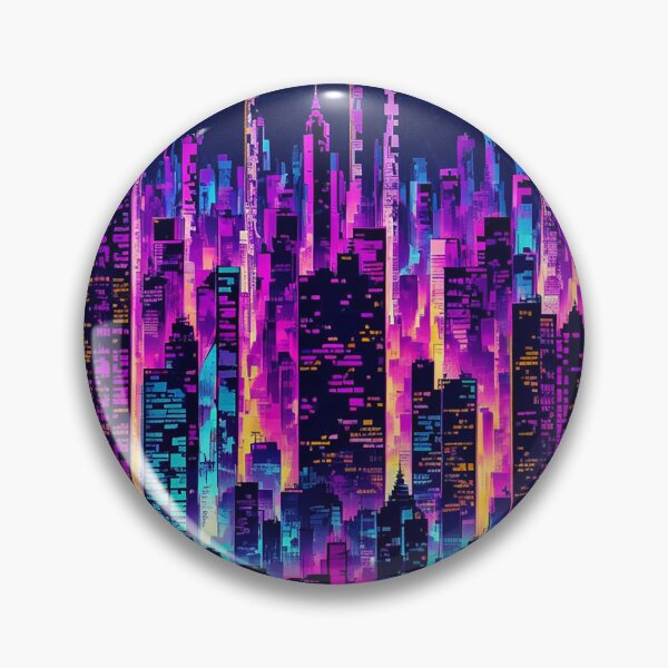 Item preview, Neon Light Modern City! designed and sold by seunghus.