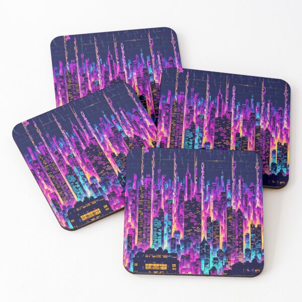 Item preview, Neon Light Modern City! designed and sold by seunghus.