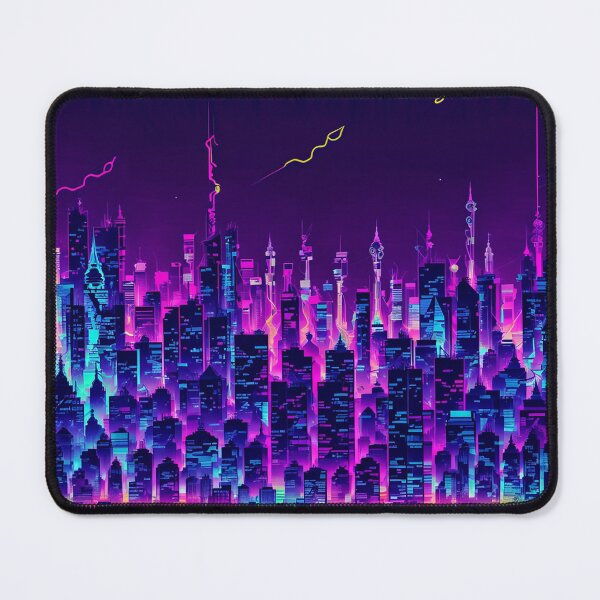 Item preview, Neon Light Modern City! designed and sold by seunghus.
