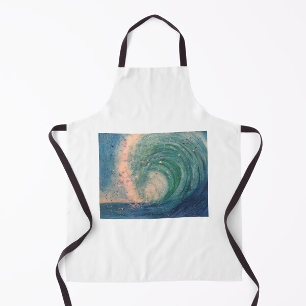 Item preview, aqua wave designed and sold by raymepastoreart.