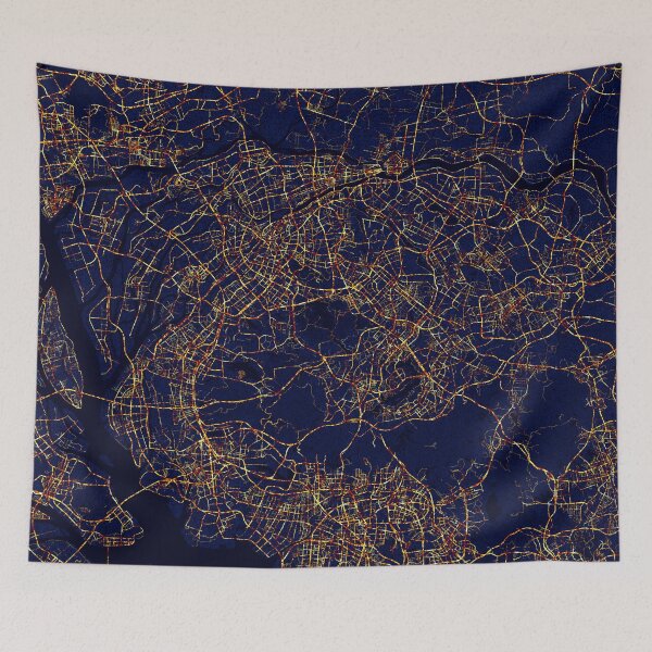 Item preview, Dongguan, Guangdong, China Map -  City At Night designed and sold by deMAP.