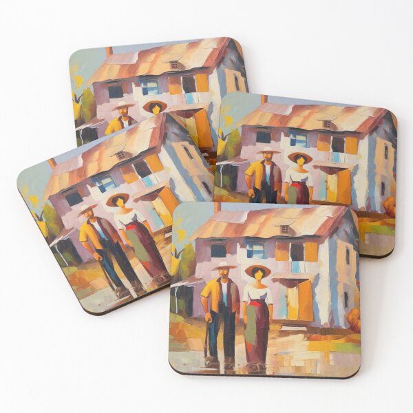 Item preview, Farmhouse Couple designed and sold by kultomatic.