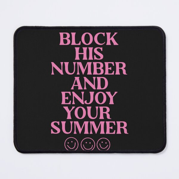 Item preview, Summer Vibes: Block His Number and Enjoy Your Summer T-Shirt designed and sold by Rebekkahsdesign.