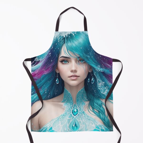 Item preview, Turquoise Water Girl - Cool Art designed and sold by joejiing.
