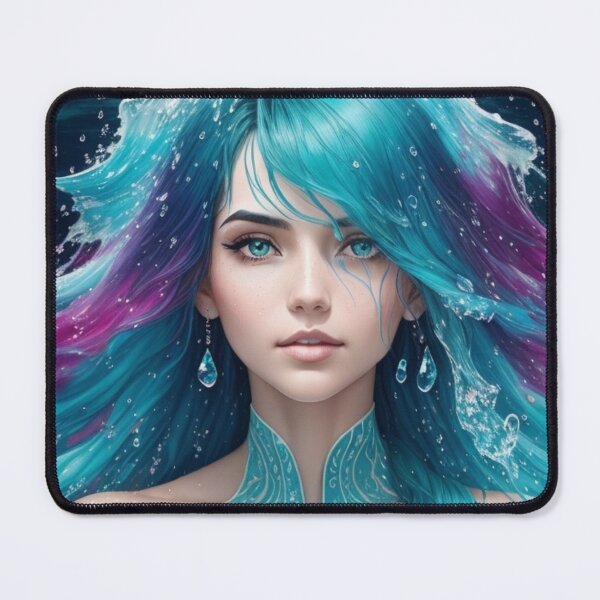 Item preview, Turquoise Water Girl - Cool Art designed and sold by joejiing.