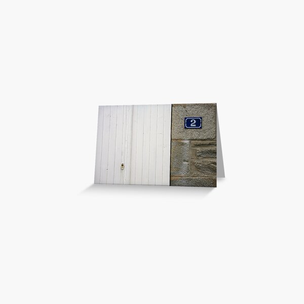 www.lizgarnett.com - White Door at Number Two Greeting Card