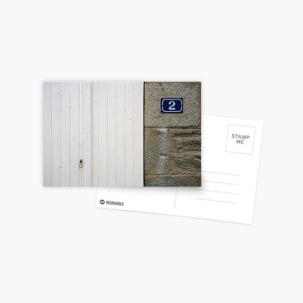 www.lizgarnett.com - White Door at Number Two Postcard