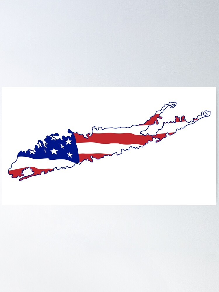 Long Island and Flag