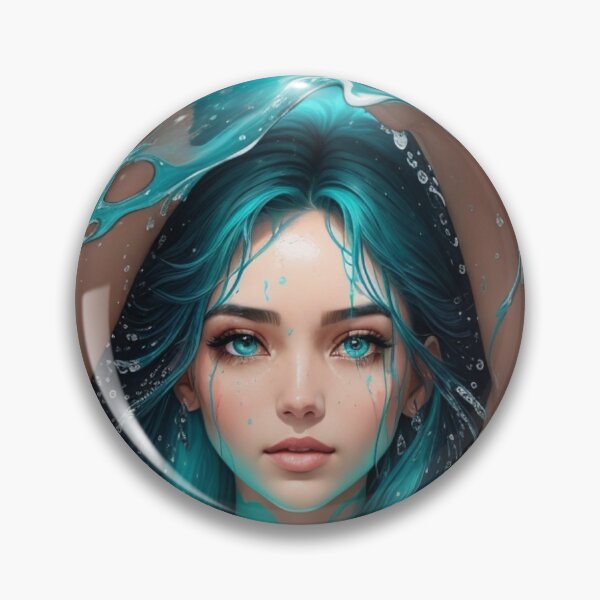 Item preview, Turquoise Water Girl - Cool Art designed and sold by joejiing.