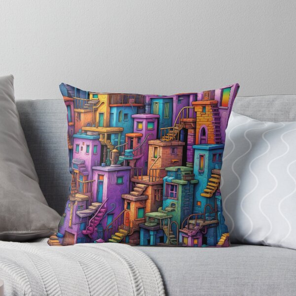 Item preview, Urban dreamscape series - houses and stairs  designed and sold by Adriano Carrideo.
