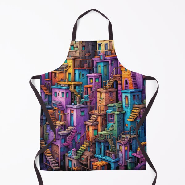 Item preview, Urban dreamscape series - houses and stairs designed and sold by Adriano Carrideo.