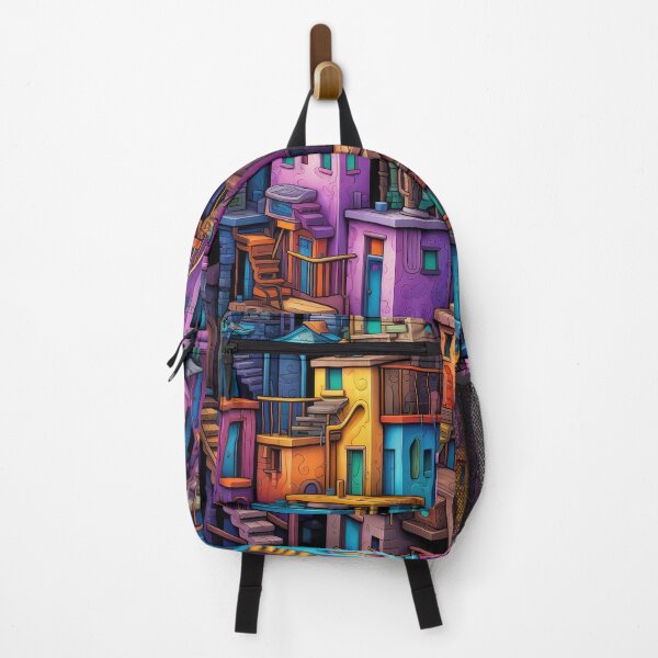 Item preview, Urban dreamscape series - houses and stairs  designed and sold by Adriano Carrideo.