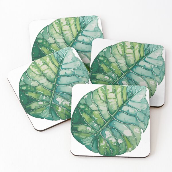 Item preview, Tropical leaf sticker designed and sold by somethingpaper.