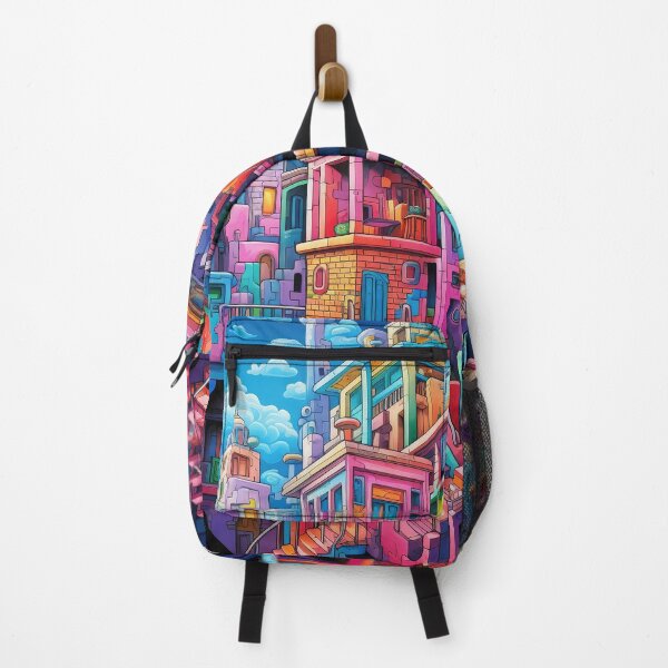 Item preview, Urban dreamscape series - houses and stairs  designed and sold by Adriano Carrideo.