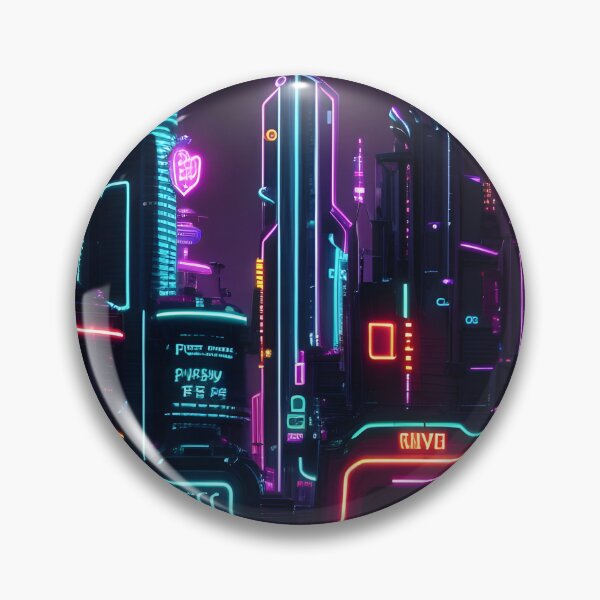 Item preview, Neon Light Modern City! designed and sold by seunghus.