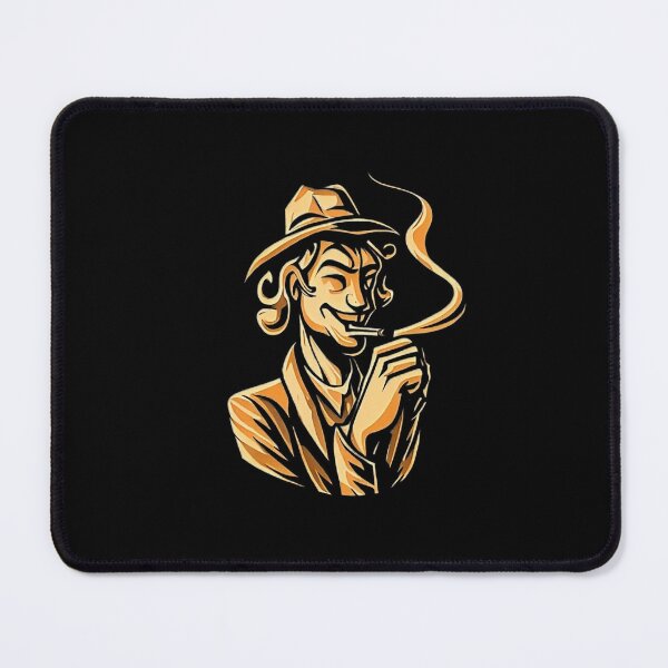 Item preview, Smoking guy with hat designed and sold by Teranus.