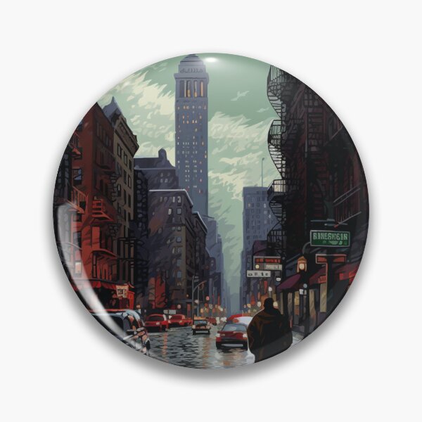 Item preview, Rainy day street designed and sold by AI-G-I-.