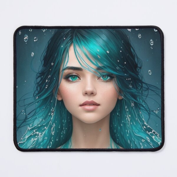 Item preview, Turquoise Water Girl - Cool Art designed and sold by joejiing.