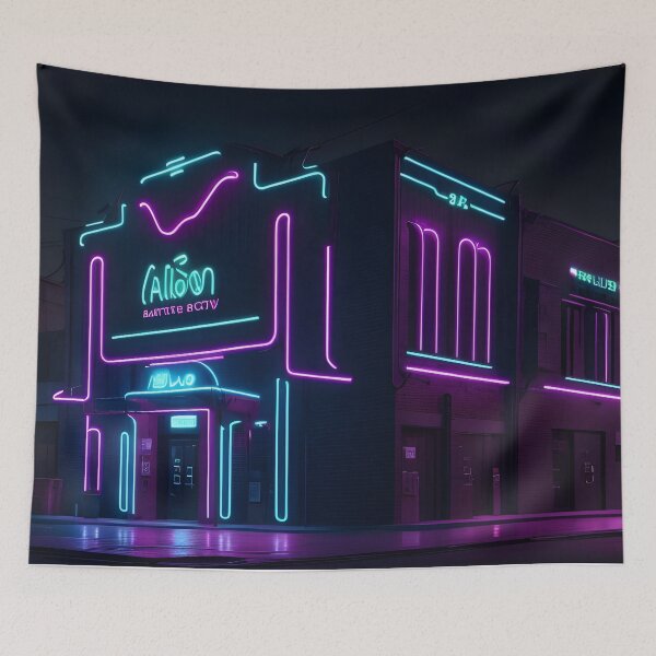 Item preview, Neon Light Modern City! designed and sold by seunghus.