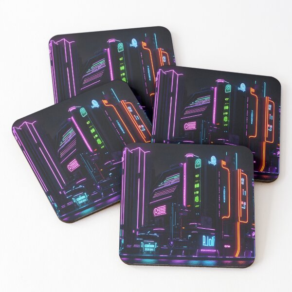 Item preview, Neon Light Modern City! designed and sold by seunghus.