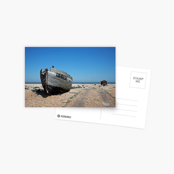 www.lizgarnett.com - Dungeness Fishing Boat Postcard