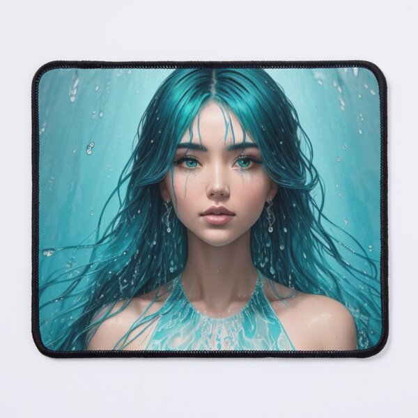 Item preview, Turquoise Water Girl - Cool Art designed and sold by joejiing.