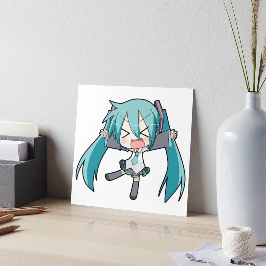 Hatsune Miku cute anime sticker