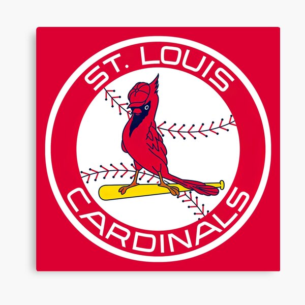 MLB St. Louis Cardinals Baseball Pattern On White Background Print