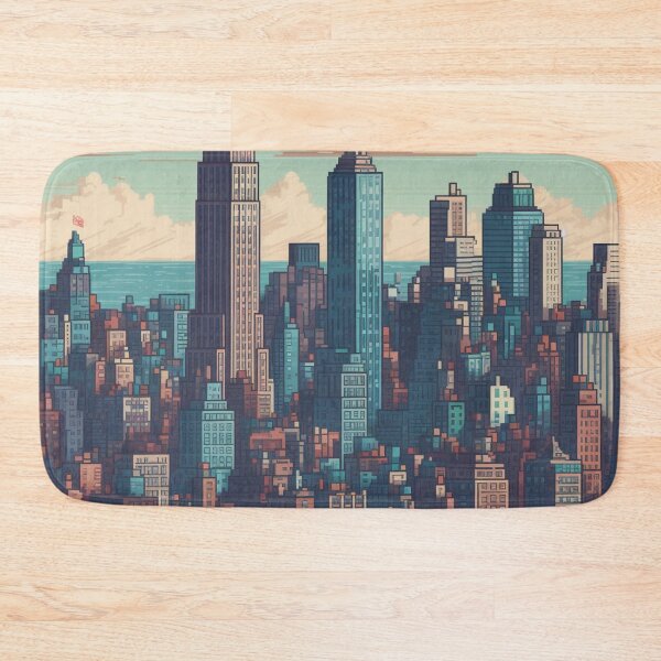 Item preview, New York in Pixel Art designed and sold by AI-G-I-.