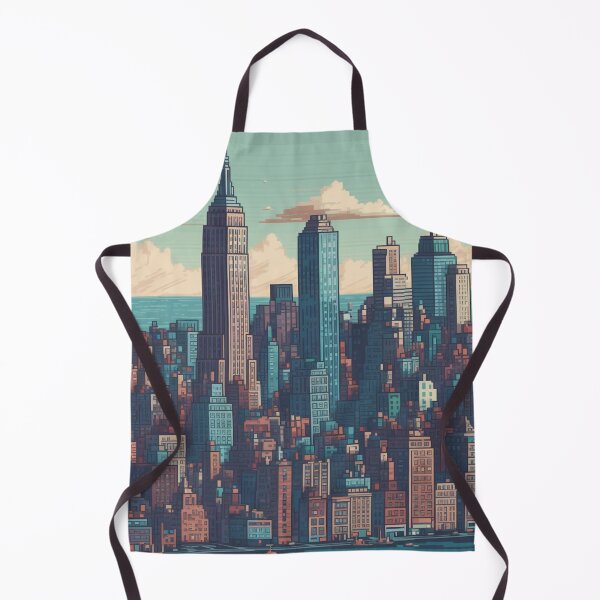 Item preview, New York in Pixel Art designed and sold by AI-G-I-.