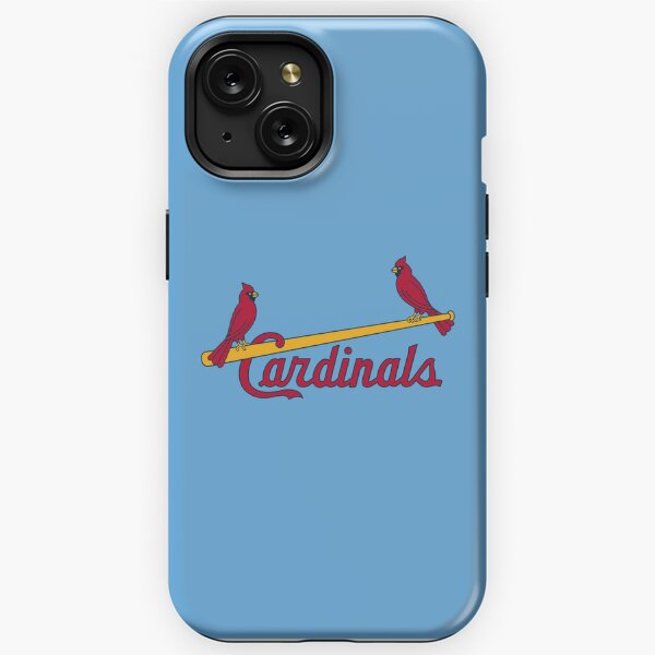 OtterBox Black Phone case with St. Louis Cardinals Primary Logo on white  marble BackgroundDefender / iPhone XR