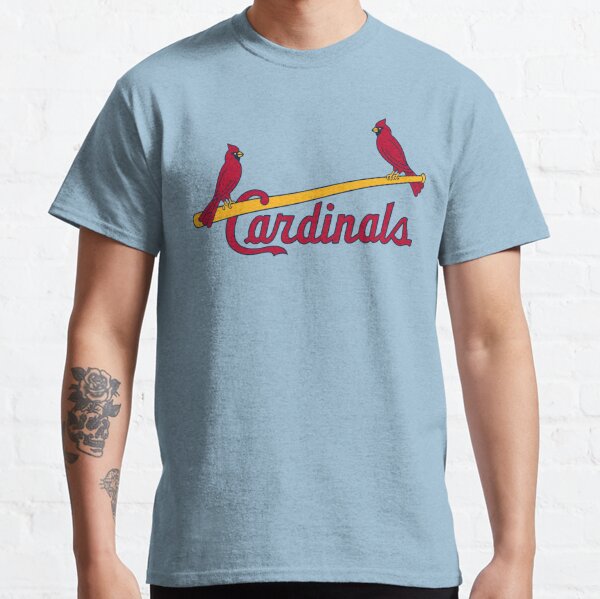deadmansupplyco Vintage Running Baseball Player - St. Louis Cardinals (White St. Louis Wordmark) Long Sleeve T-Shirt