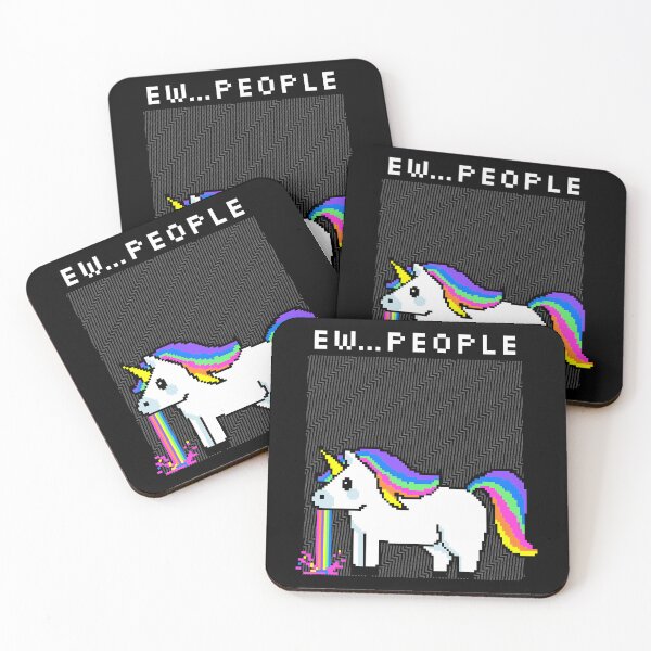Item preview, Funny Unicorn Vomiting Rainbow Ew...People designed and sold by HortenciaAlcara.
