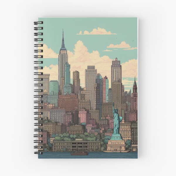 Item preview, New York in pixel art 2 designed and sold by AI-G-I-.
