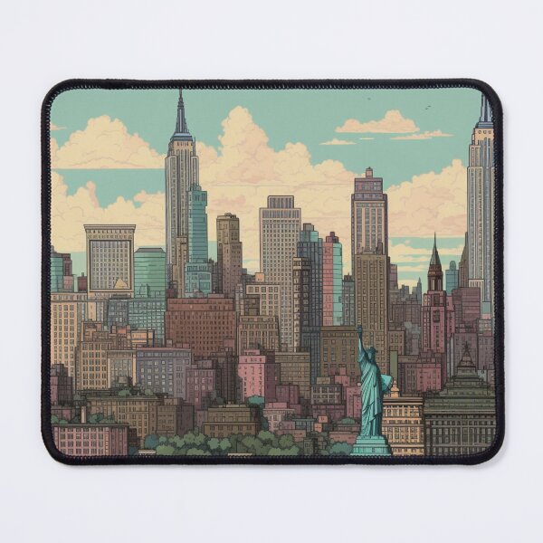 Item preview, New York in pixel art 2 designed and sold by AI-G-I-.