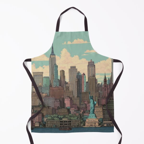 Item preview, New York in pixel art 2 designed and sold by AI-G-I-.