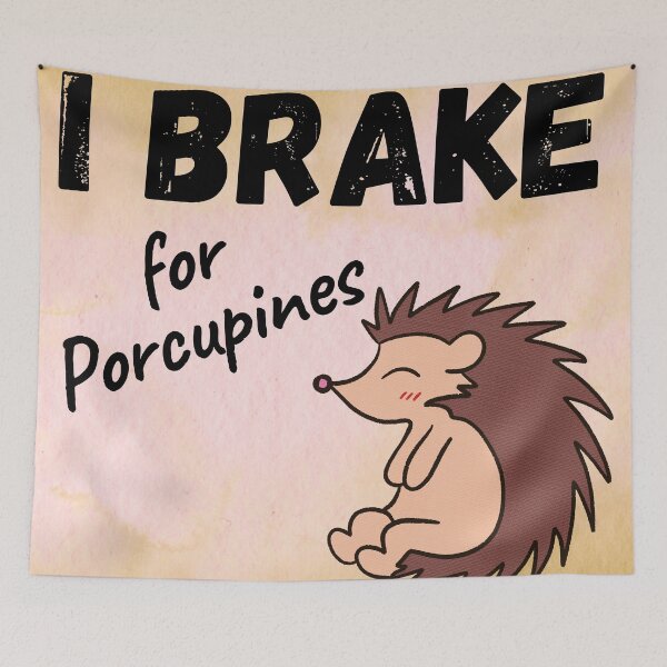 Artikelvorschau, Ich bremse für Porcupines entworfen und verkauft von ElLocoMus.