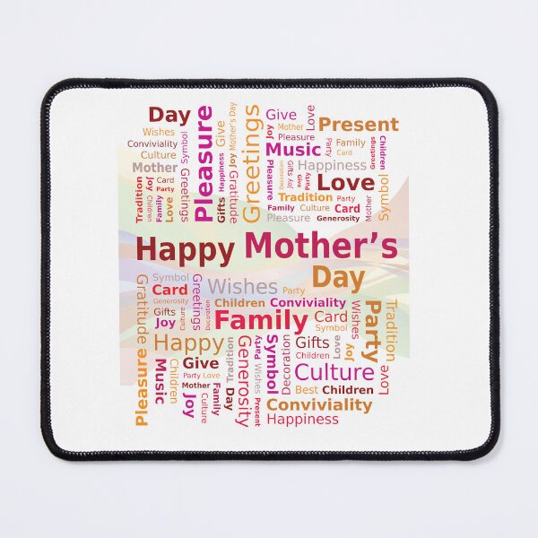 Item preview, Happy Mother's Day in English Vague Word Cloud Thanks Gratitude designed and sold by InfinityDsigns.