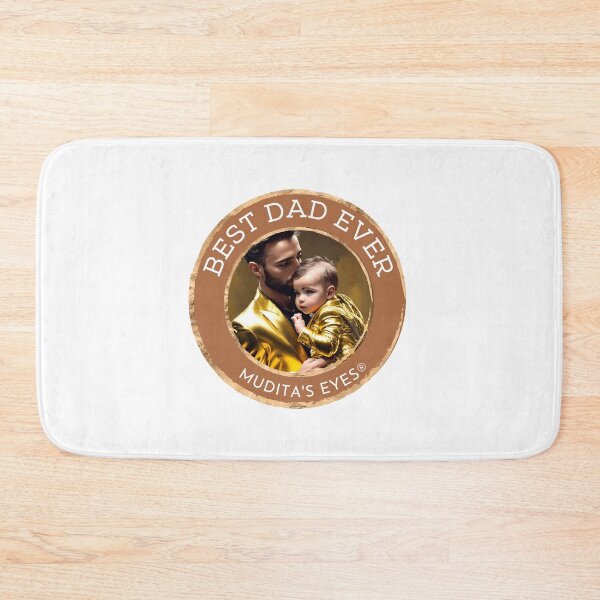 Item preview,   Lovely " Best dad ever" Angelic Happy Soft Father and Baby  Sticker designed and sold by MuditasEyes.