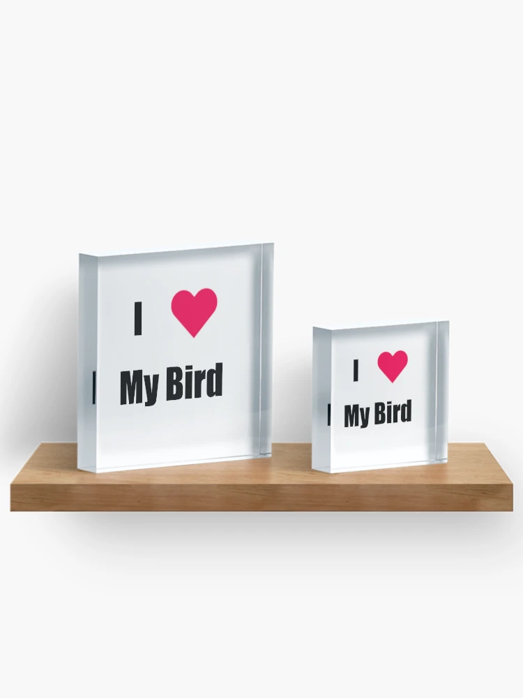 Thumbnail 3 of 5, Acrylic Block, Birds designed and sold by RaspberryPunch.