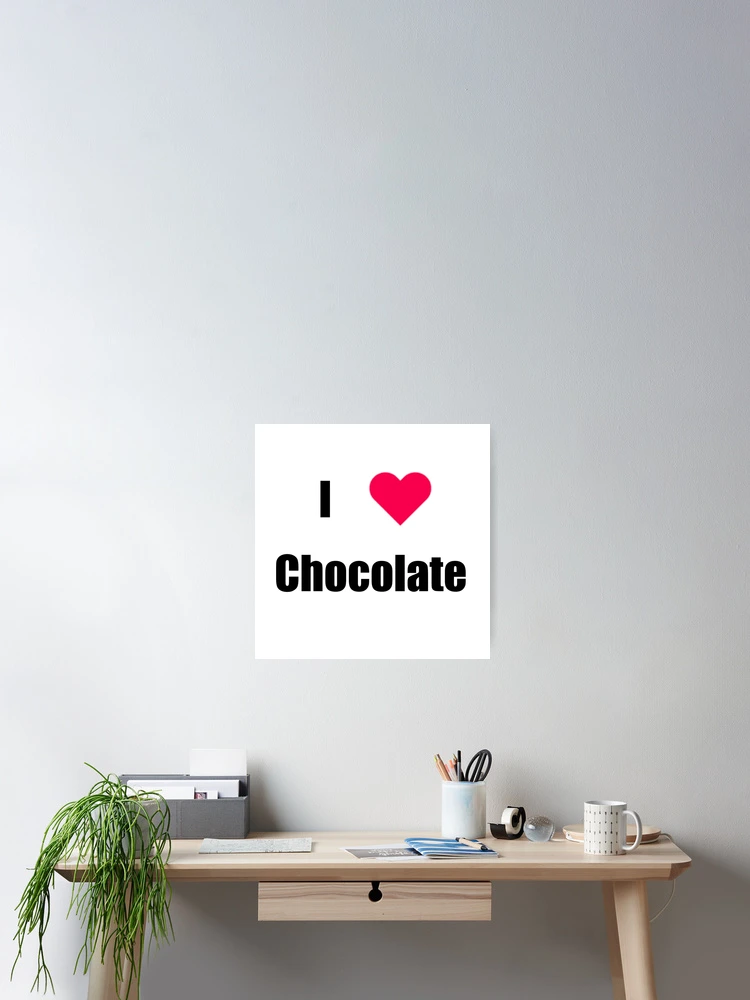 Thumbnail 2 of 3, Poster, Mmm chocolate designed and sold by RaspberryPunch.