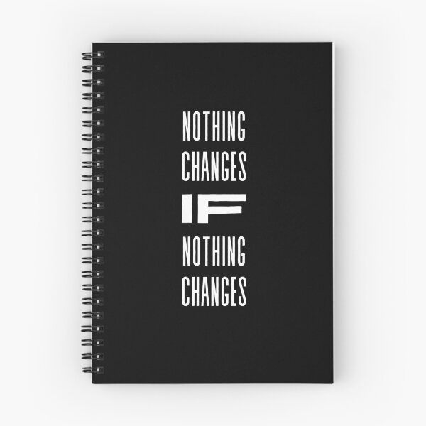 Item preview, Nothing Changes If Nothing Changes - Inspirational designed and sold by shanesil.